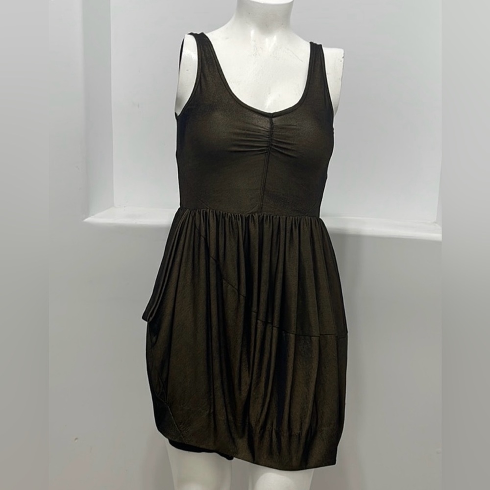 Marc Jacobs Black and Gold Mini Dress